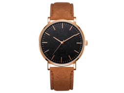 Reloj De Aleación Simples E Moderno Com Esfera Redonda Para Mulher E Homem