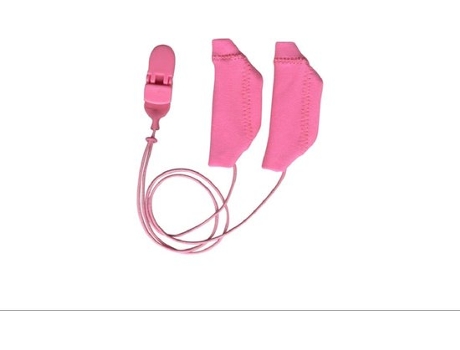 EAR GEAR Original Pink With Cord Aparelhos Auditivos Contra Umidade e Vento