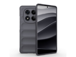 Capa Hexinyigjly Para Xiaomi Redmi Note15 Pro 5g Antichoque Com Toque Sensorial Cinza Escuro