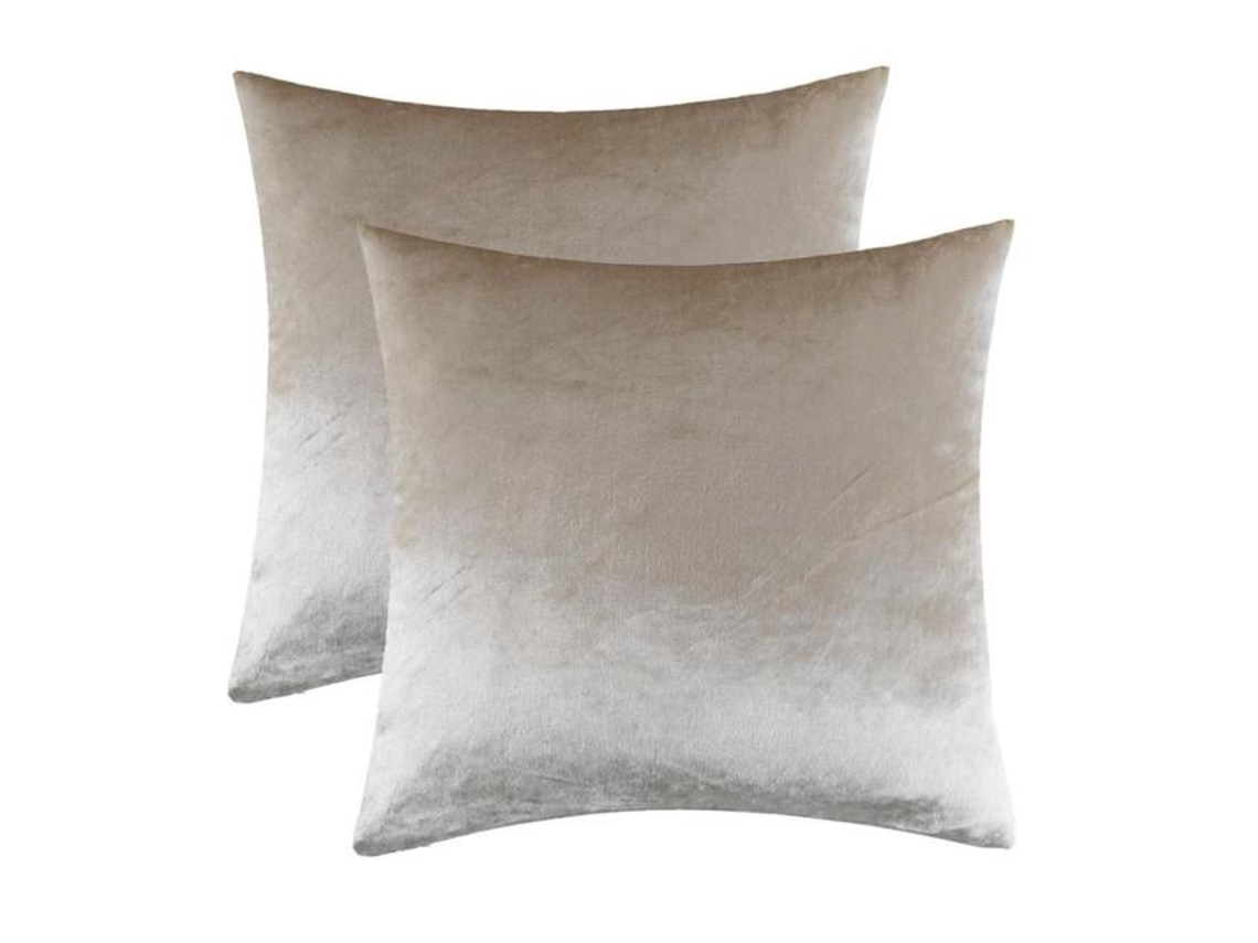 Capas De Almofadas Decorativas Douradas Para Sofá-cama, Pacote Com 2, Capas De Almofadas De Veludo De Cor Sólida E Luxuosas, Prateadas, 2 Pacotes Com