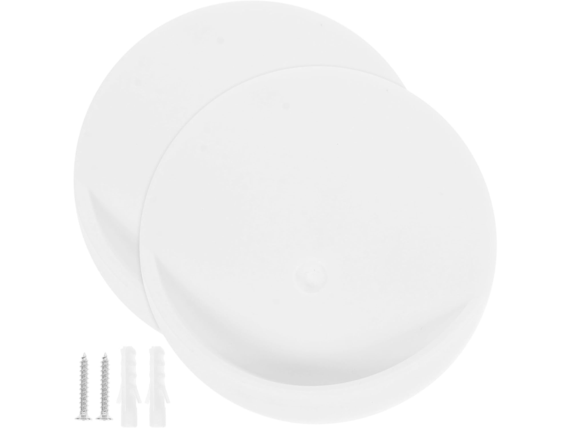 Suporte Adesivo Para Barra De Chuveiro Ganazono 2 Unidades, Sem Necessidade De Furar, Ideal Para Banheiros, Quartos