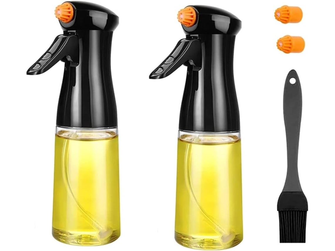 Pulverizador De Azeite Para Cozinhar, Bico Giratório, Dispensador De Azeite Para Garrafa De 230ml Co Gokoco
