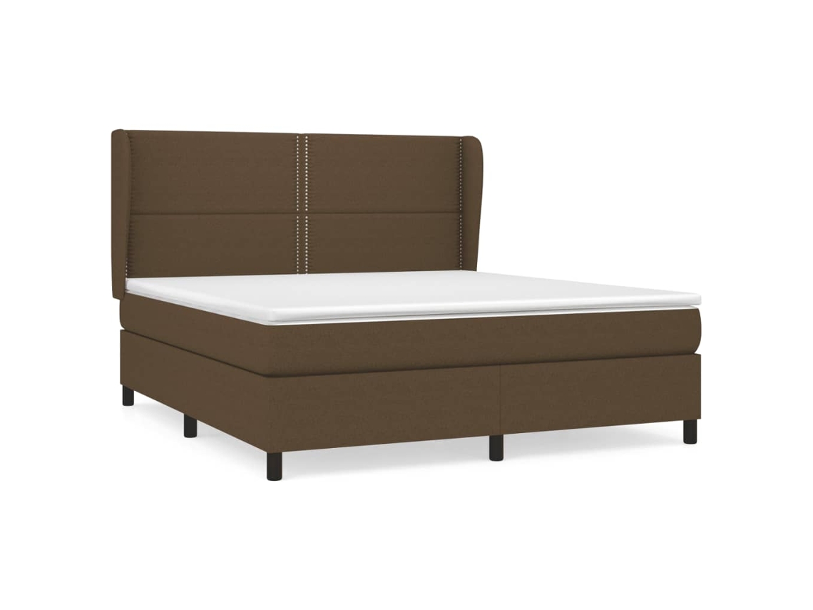 Box Spring Bed, Box Spring Beds Vidaxl Marrom Tecido (180 X 200 Cm)