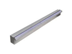 Vidaxl Fonte Para Piscina Retangular Com Leds 90 Cm Aço Inoxidável