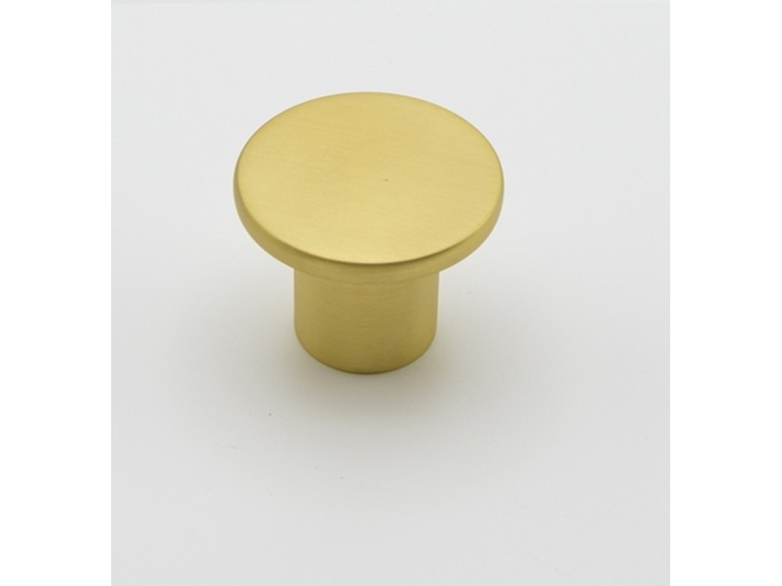 Puxador para Móvel Zamac D 33 Mm Brushed Gold HARDWAREXCHANGE