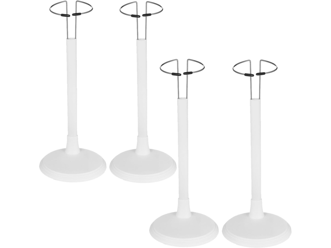 Suporte Para Bonecas Eringogo, 4 Peças, Base Extensível De 15cm, Altura De 7a 9cm, Expositor Para Figuras De Ação E