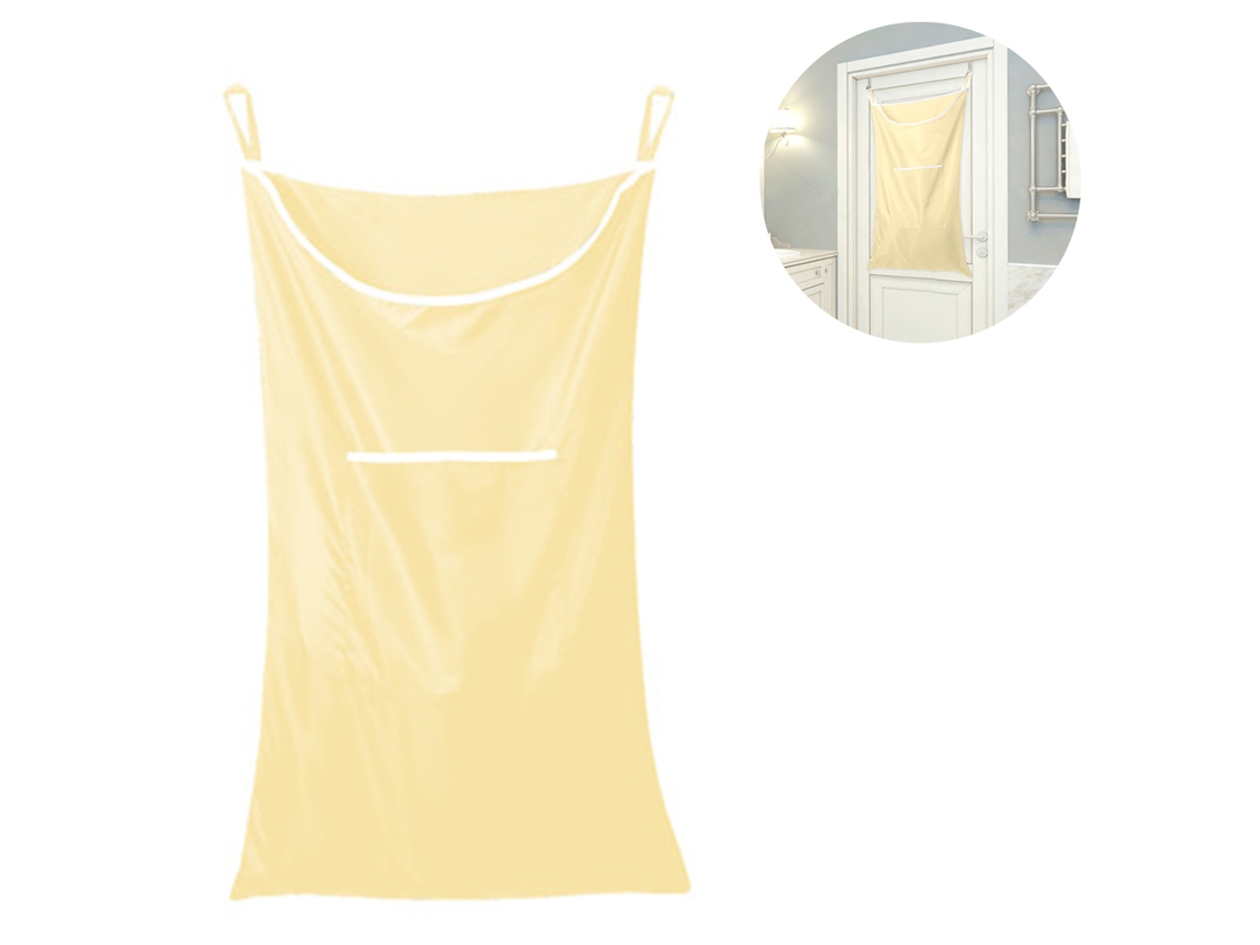 Cesto de Roupa Suja Resistente em Tecido Oxford, com Ganchos, Ideal para Pendurar na Porta, Banheiro, Armazenamento, Parede e Guarda BRILVIBERA