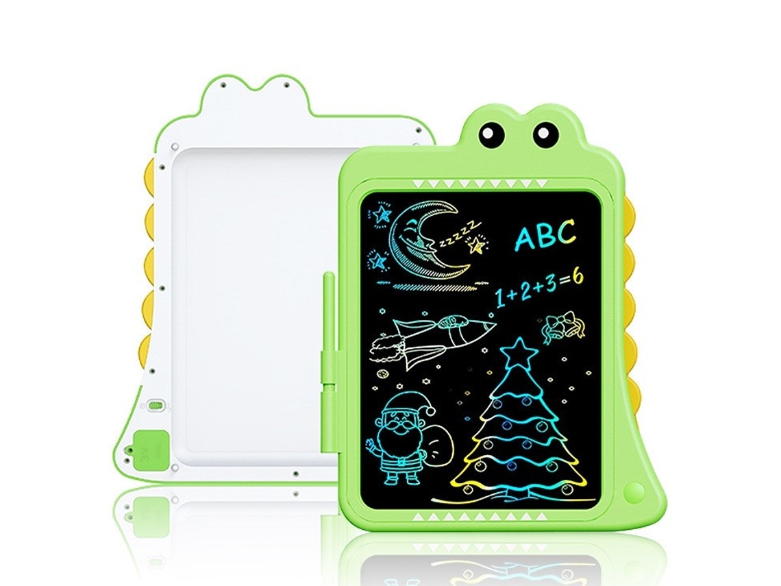 Tablet Lcd Portátil Para Escrita, Prancheta Colorida De 10 Polegadas, Verde Elysve