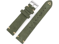 Pulseira de Relógio em com 22 Mm Couro Confortável Simples Elegante Fivela Aço Inoxidável Água Resistente