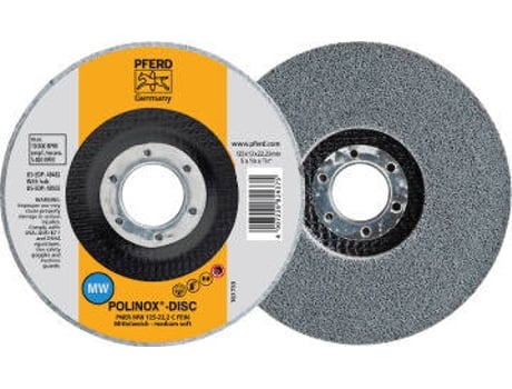Roda PFERD Acabamento Com pactas Polinox Disc Pner-Mh (125-22 2 Sic F)