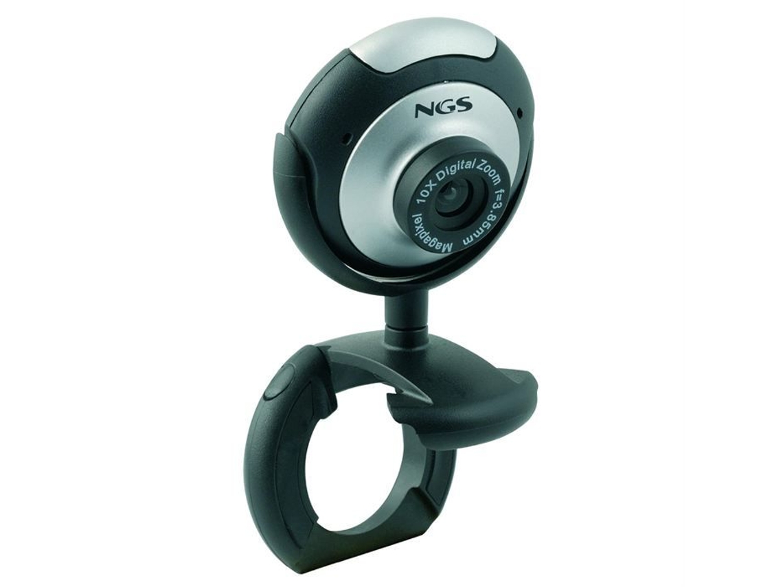 Webcam Ngs 0,3 Mp Usb 2.0 8 Megapixels Interpolados Sensor Cmos Microfone Brilvibera