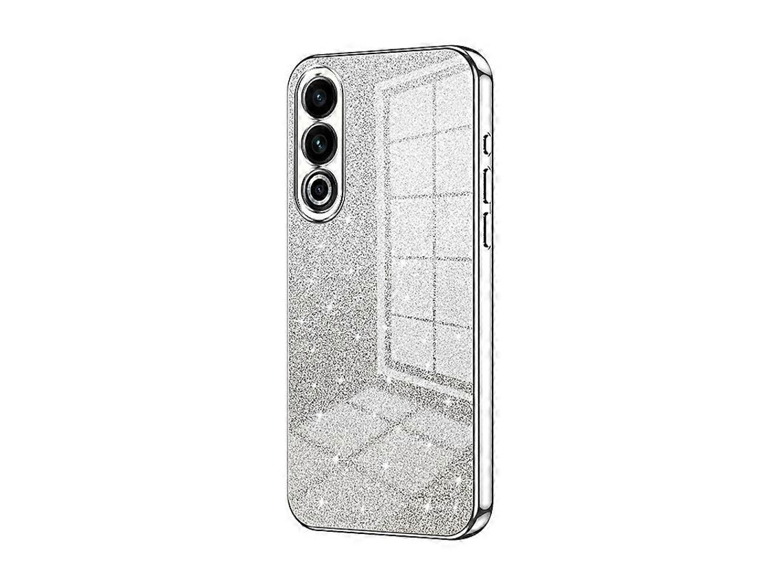 Capa De Celular Galvanizada Com Pó De Glitter Gradiente