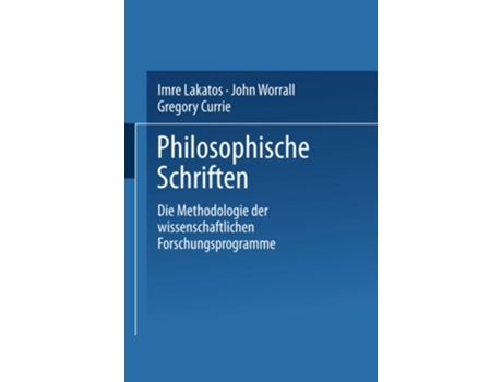 Livro Die Methodologie der wissenschaftlichen Forschungsprogramme de Imre Lakatos (Inglês)