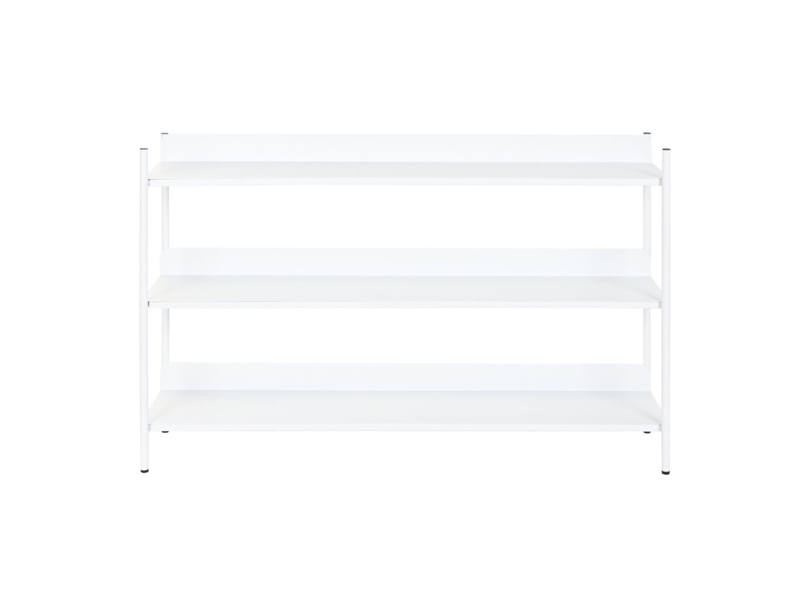 Prateleira de Metal Branca 120x30x76cm ALEXANDRA HOUSE LIVING
