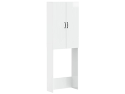Vidaxl Armário De Banheiro Hoorn Branco Brilhante 66 X 25,5 X 190 Cm