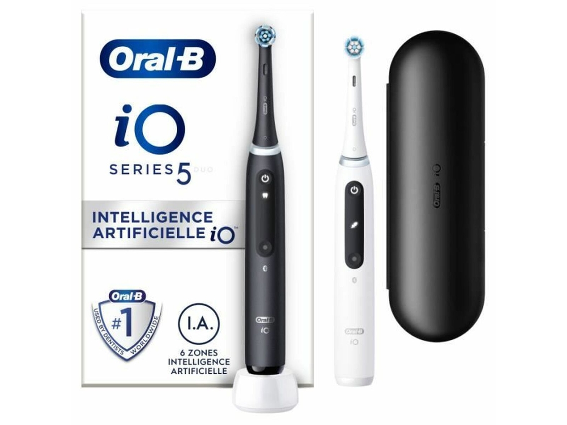 Escova de Dentes Elétrica ORAL-B Io Series 5 Branco/Preto