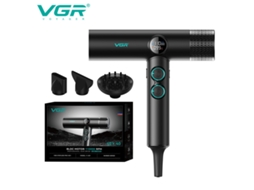 (preto) Secador De Cabelo Feminino De Alta Velocidade Sem Escovas Com Motor De Íons Negativos Para Cuidados Com Os Cabelos E Secagem Rápida