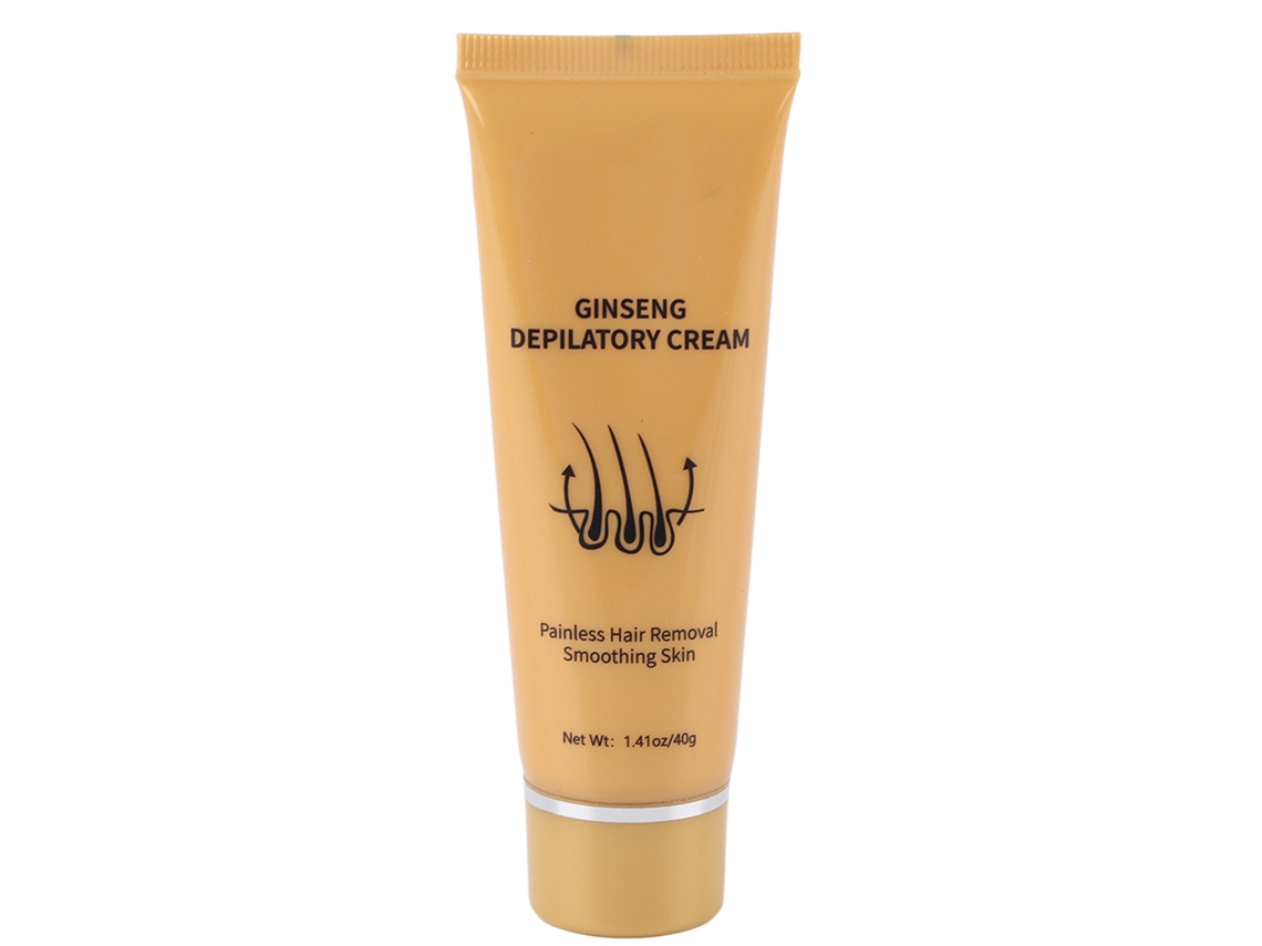 Creme Depilatório 2026 com Extrato de Ginseng 40g para Corpo, Pernas, Axilas e Braços - Indolor