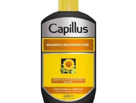 Shampoo Capillus Queratina e Oleo Girassol 400 ml