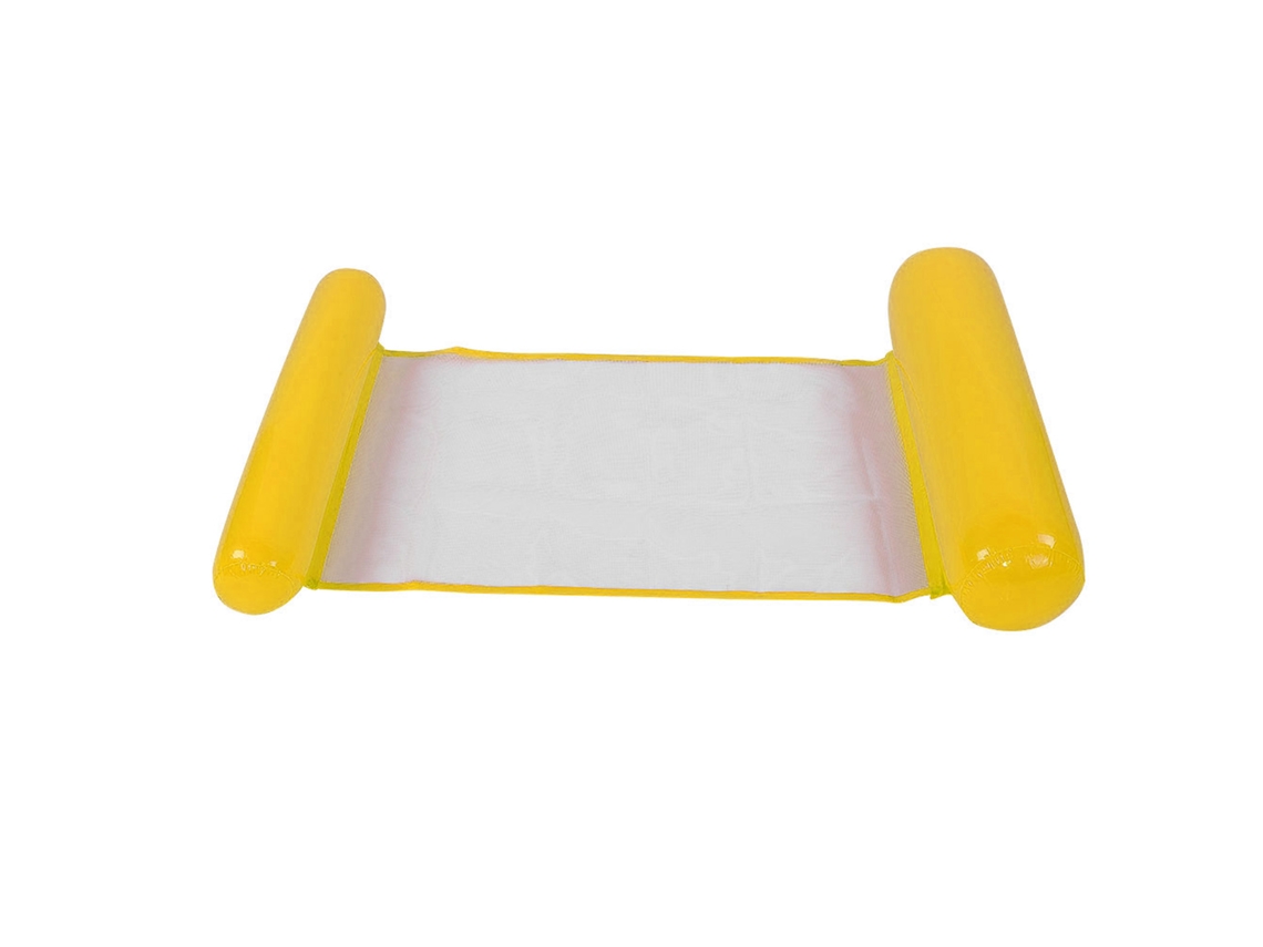 Colchão Inflável Amarelo Para Piscina, Praia, Espreguiçadeira, Cama