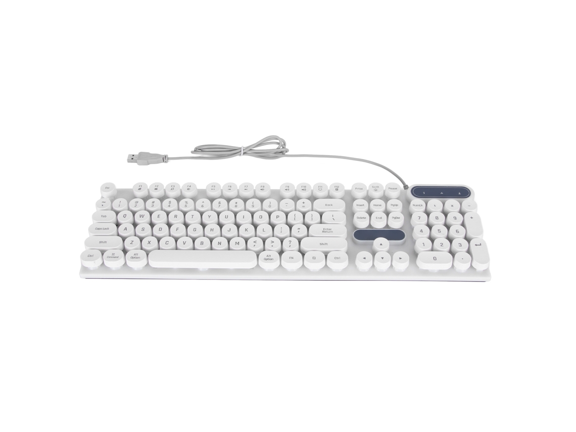 Conjunto de Mouse e Teclado com fio, escritório, iluminação, USB, LAXISCREED