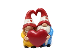 Boneco Goblin Baok-Couple: Estatueta inovadora de resina sem rosto para pátio, jardim e pomar.