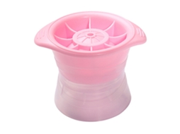 Ice Ball Maker Light Pink 6cm Fácil Desmoldagem Silicone Quick Freeze Sphere Ice Cube Mold Para Whisky