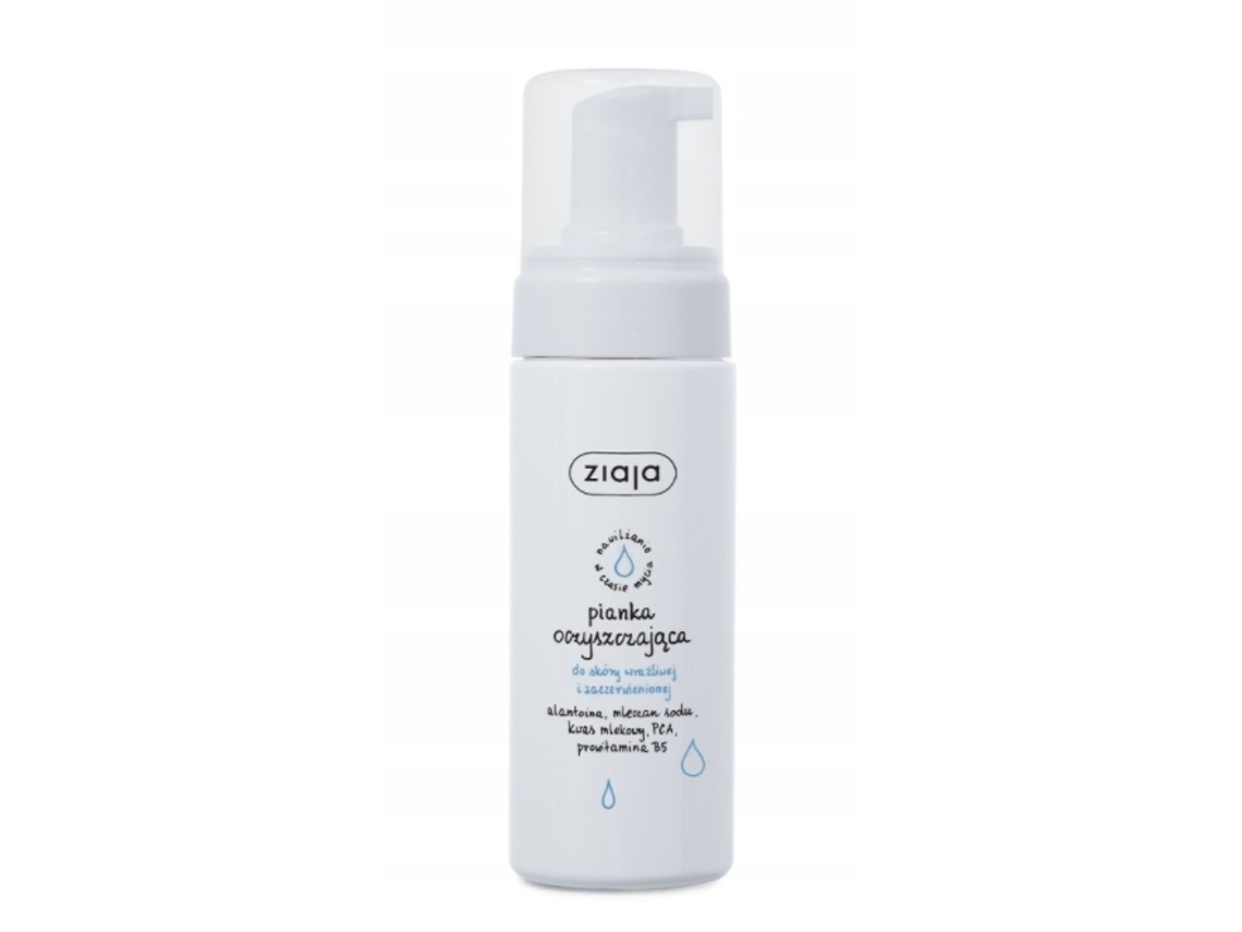 Ziaja, Espuma De Limpeza Para Peles Sensíveis E Vermelhas, 150 Ml
