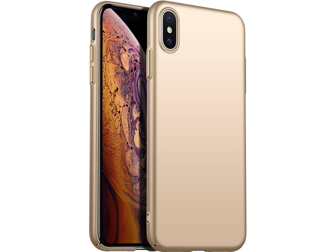 Capa iPhone XS WISETONY Kaiqimi-149 Dourado