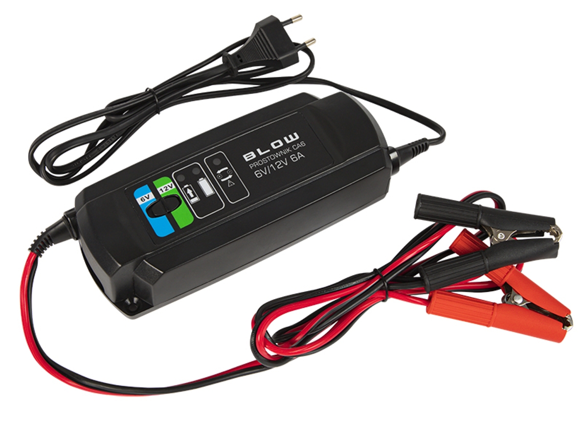 Carregador de Baterias Automático 6V-12V / 6A TECK