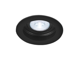 Beta R3 Round Black Spot Suporte Mr16 Gu10/Gu5.3 BRAYTRON