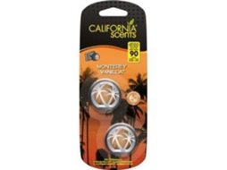 California Scents Ambientador de Coche Minidifusor Fragancia "Monterey Vanilla" Con Aroma de Vainilla de Monterrey