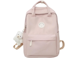 Rugzak escolar ZYBLSSBB, impermeável, 14 polegadas, rosa