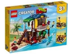 LEGO Creator 3-In-1: Casa da Praia de Surfista (Idade Mínima: ‍8 - 564 Peças)