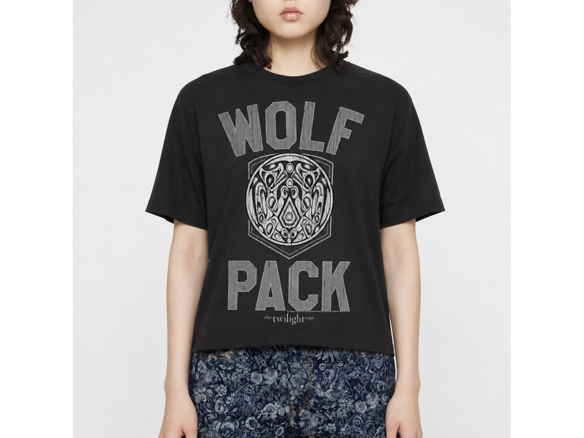 Rockinstone Twilight Movie Wolf Pack Black Adult T-shirt Size:s