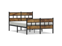 Bed Frame, Bed Frames Vidaxl Marrom Ferro (120 X 200 Cm)