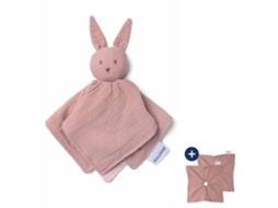 Conejito De Peluche Reversible Y Reconfortante Con 2 Cuerpos - Rosa