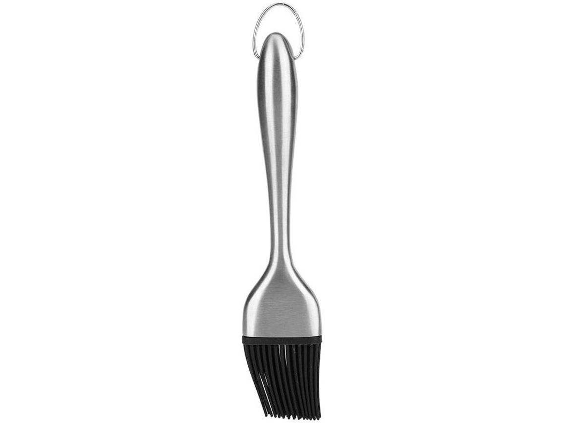 2026-brocha De Silicona Resistente Ao Calor Para Barbacoa Com Cabo De Aço Inoxidável, 20cm, Ideal Para Assar E Ferver