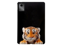 Capa Protetora Fina Em Tpu Com Estampa Para Tablet Lenovo Tab M11 Pequeno Tigre Tuotuo