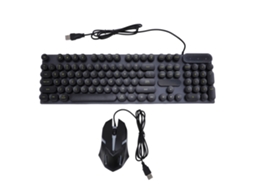 Teclado e Rato LAXISCREED Usb com Luz 1600dpi