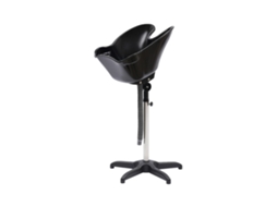 Bacia De Lavagem De Cabelo, Altura Ajustável, Design Ergonômico, Preto