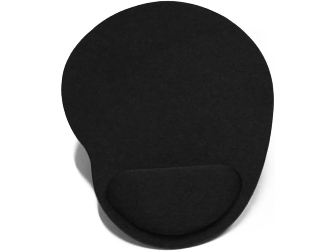 Mousepad Com Apoio De Pulso Em Silicone Antiderrapante, Preto