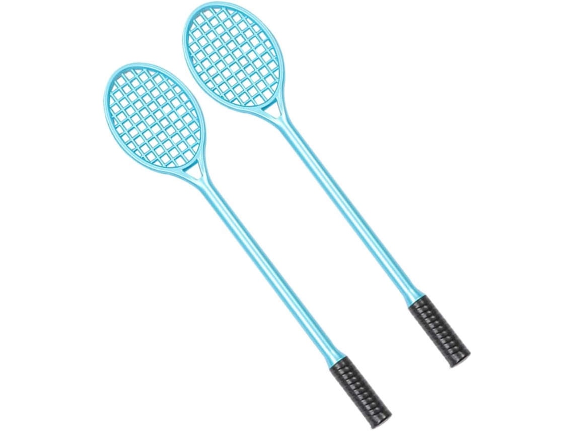 Conjunto De 2 Canetas Em Gel Stobok Com Formato Raquete Tênis,