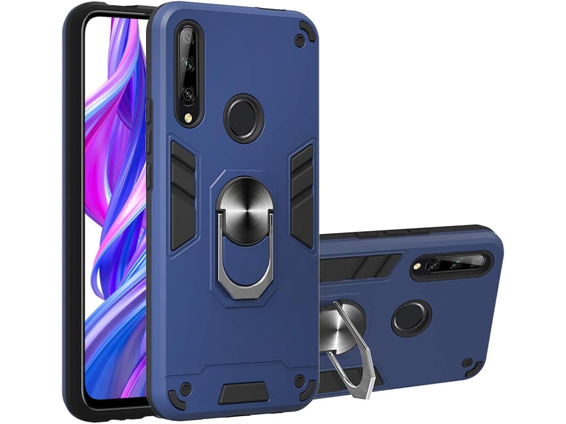 Capa Protetora Anel para Honor, Huawei Honor 9X HONGWE. Rígida Premium