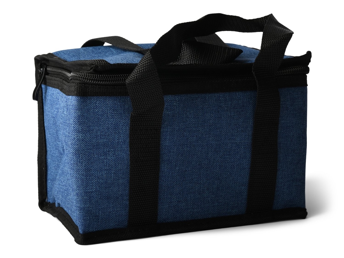 Bolsa Térmica Para Almoço Azul 4l Form Living, Isolamento Para Alimentos, Portátil