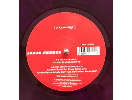 Vinil Arcadia, Jamie Mchugh Brique Rouge