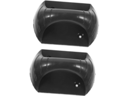 Toddmomy Conjunto De 2 Puxadores Adesivos Pretos Plástico Com Ventosa Para Armários, Para Fácil Instalação E Fixação