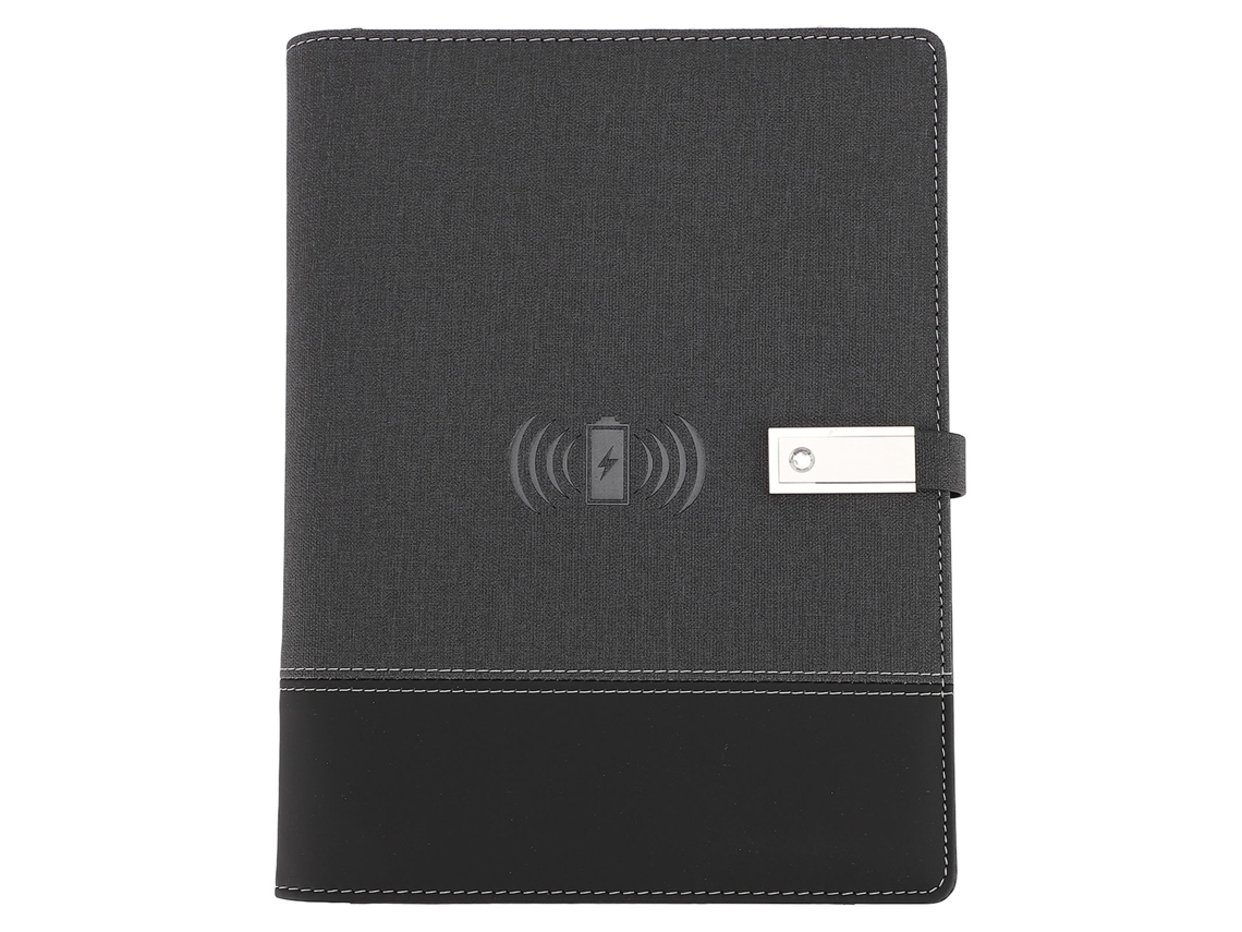 Mali caderno Inteligente Pu A5 com Bateria 8000mah 3 Portas de Carregamento 160 Páginas