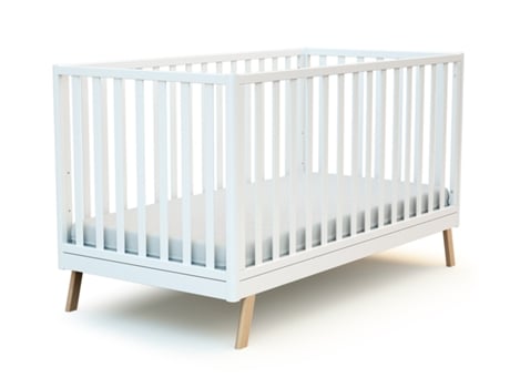 Cama AT4 Branco (Madeira - 70x140 cm)