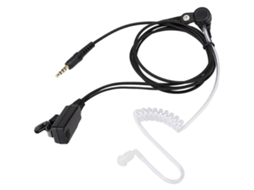 Fone de Ouvido Mali com Microfone de Garganta Z tactics Z033fg, com Bandana de Nylon para Element Ptt